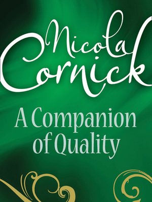 cover image of A Companion of Quality
